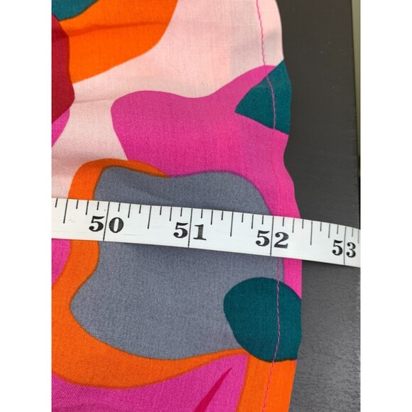 Abel The Label ATL Strapless Bright Multi Pink Floral Maxi Dress New Tags Large - Picture 11 of 11